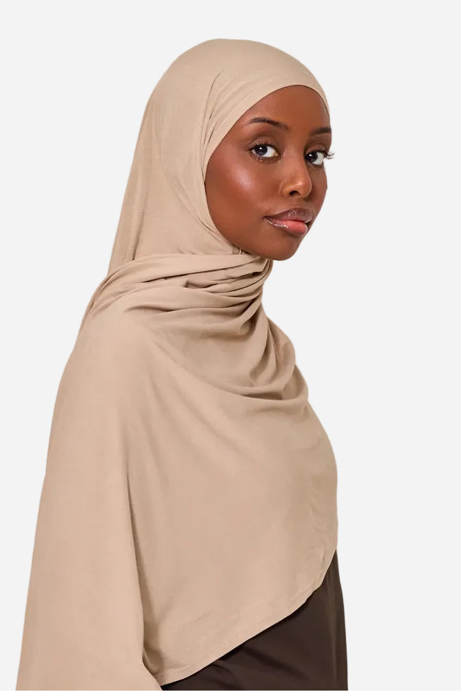 Shell classic light jersey hijab by Amanah made for everyday wear