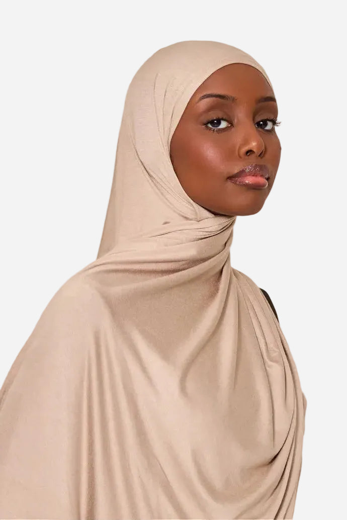 Shell classic light jersey hijab by Amanah made for everyday wear