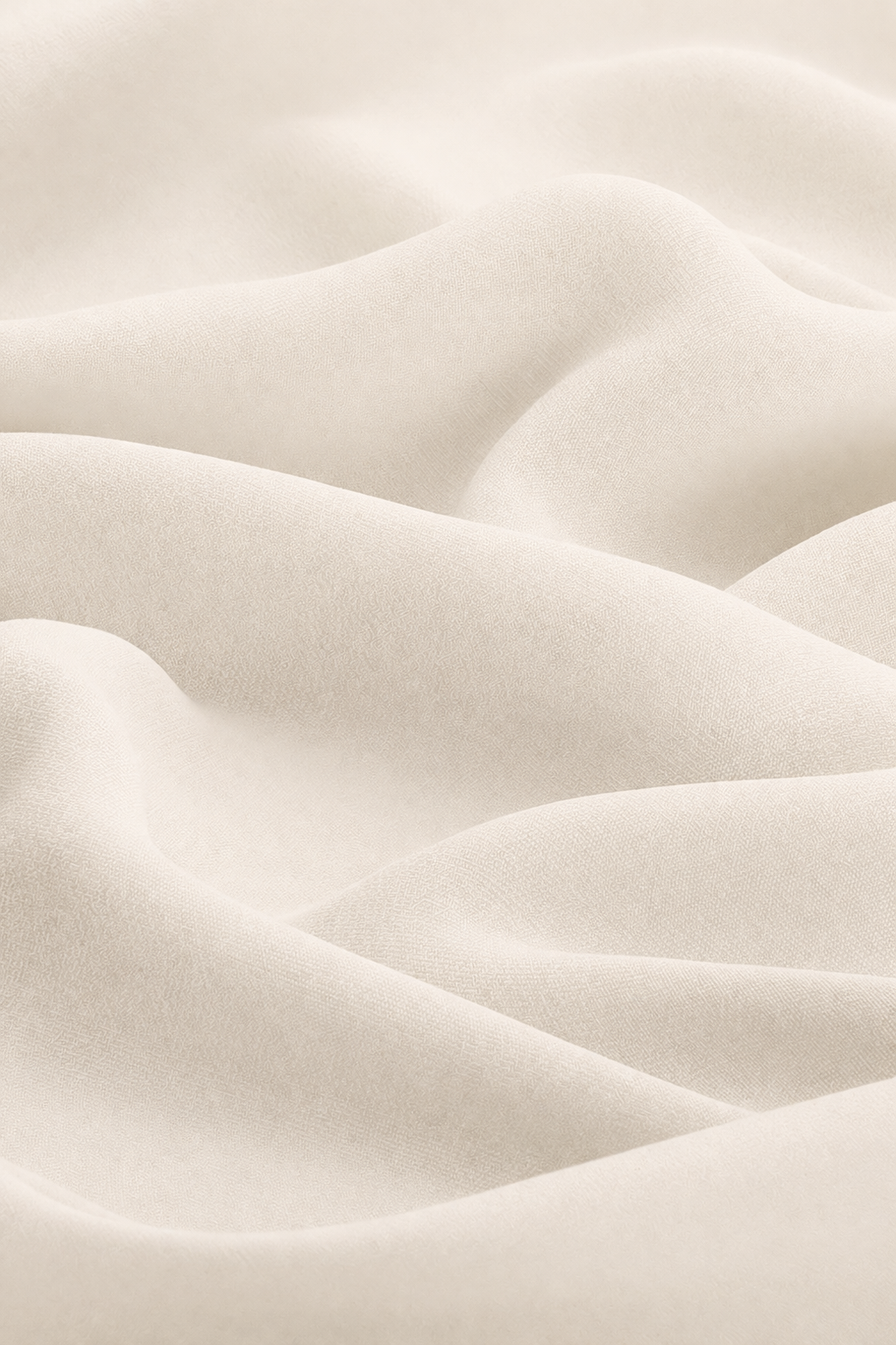 Classic Soft Chiffon Hijab in Ivory by Amanah, styled in a soft draped wrap.