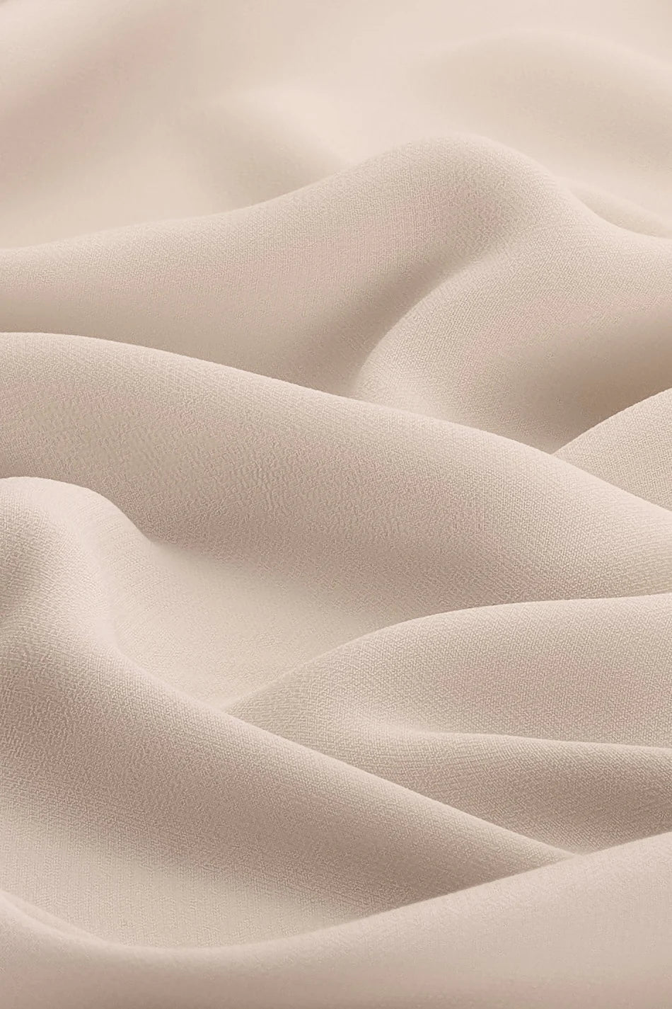 Classic Soft Chiffon Hijab in Pearl by Amanah, styled in a soft draped wrap.