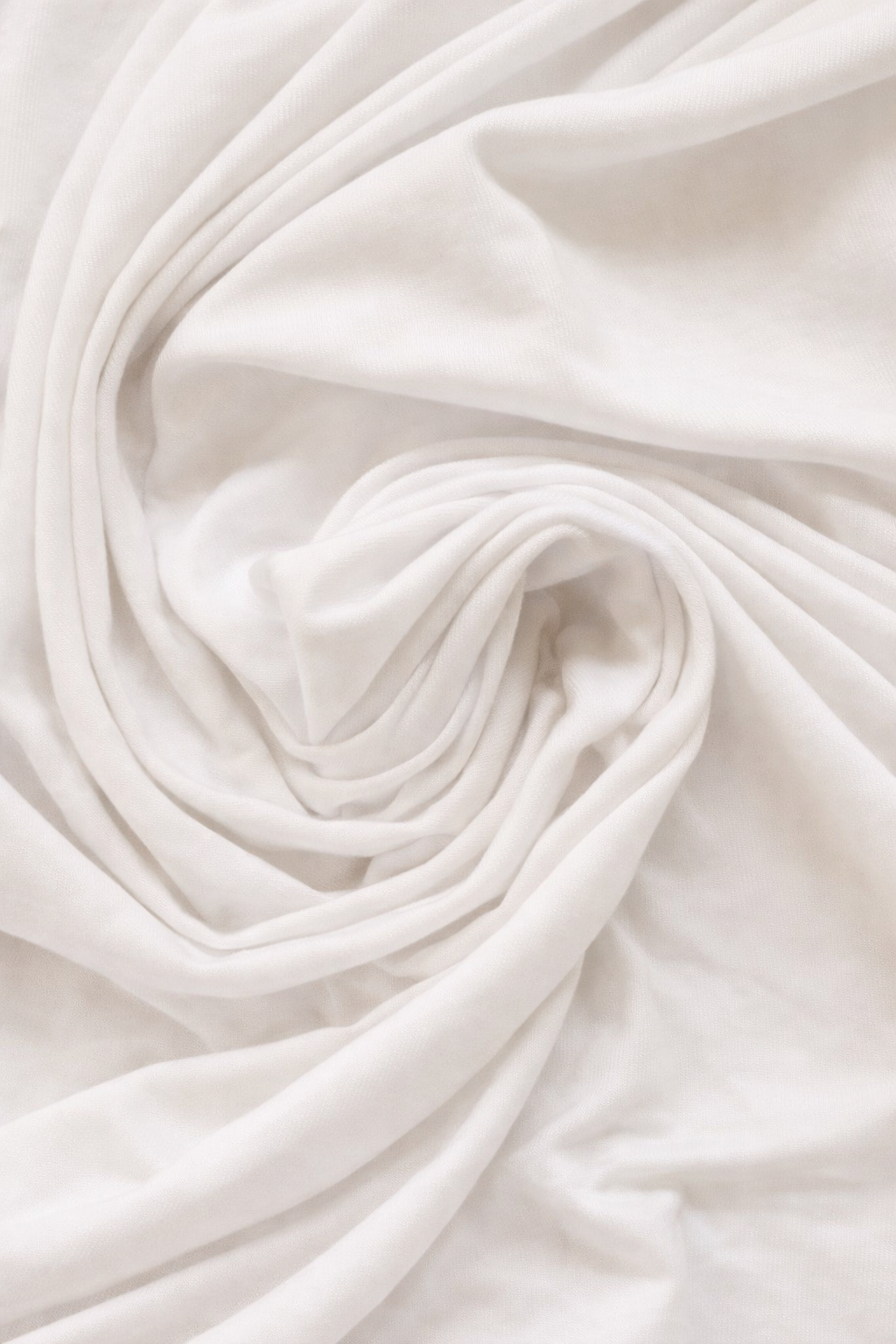 Premium Bamboo Jersey Hijab in Pearl by Amanah, styled in a soft draped wrap.