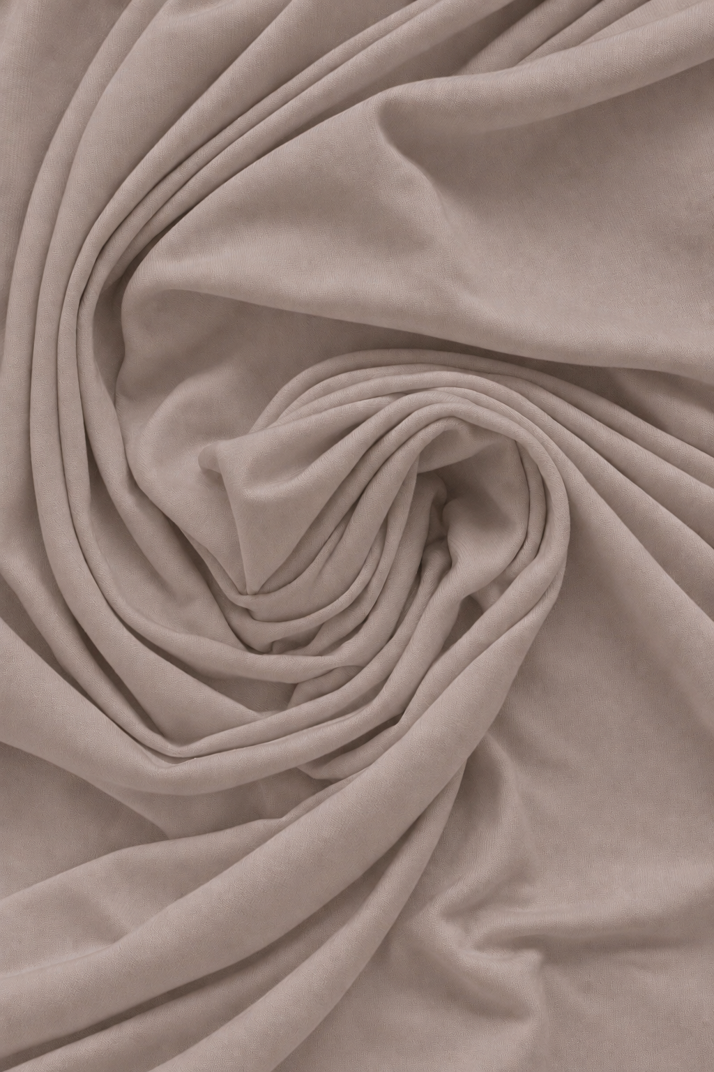 Premium Bamboo Jersey Hijab in Sand by Amanah, styled in a soft draped wrap.