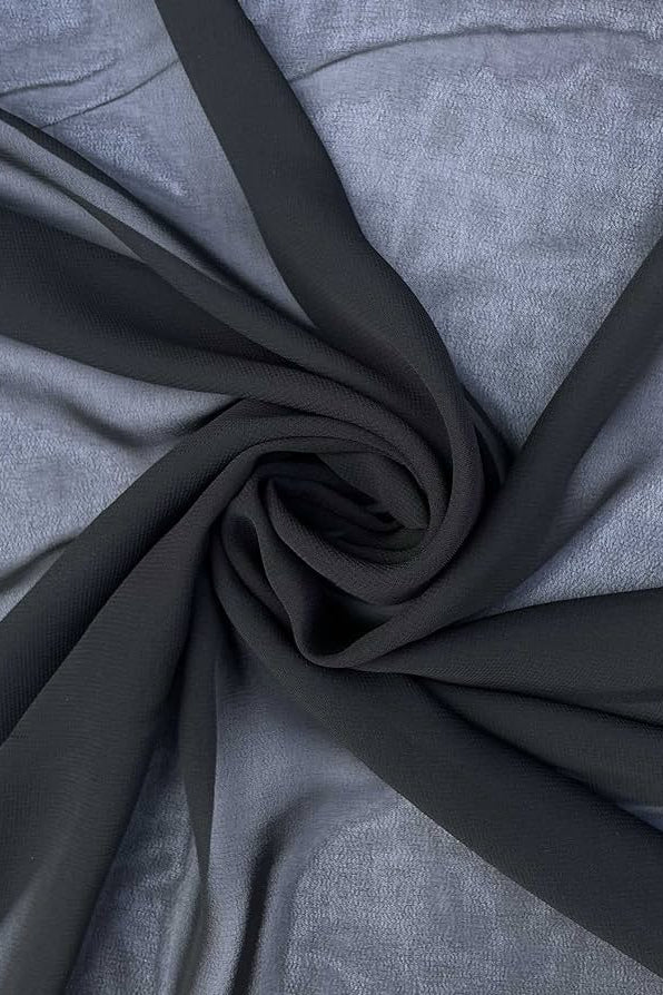 Premium Luxe Chiffon Hijab in Stone by Amanah, styled in a soft draped wrap.