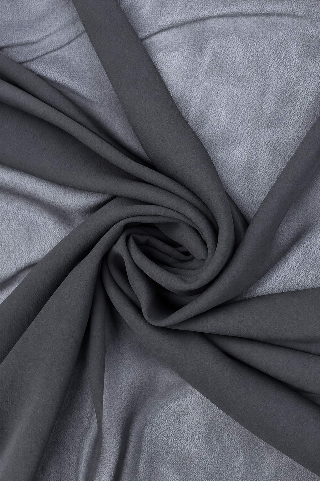 Premium Luxe Chiffon Hijab in Stone by Amanah, styled in a soft draped wrap.